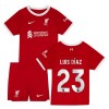 Original Trikotsatz Liverpool 2023-24 Luis Diaz 23 Heimtrikot Für Kinder